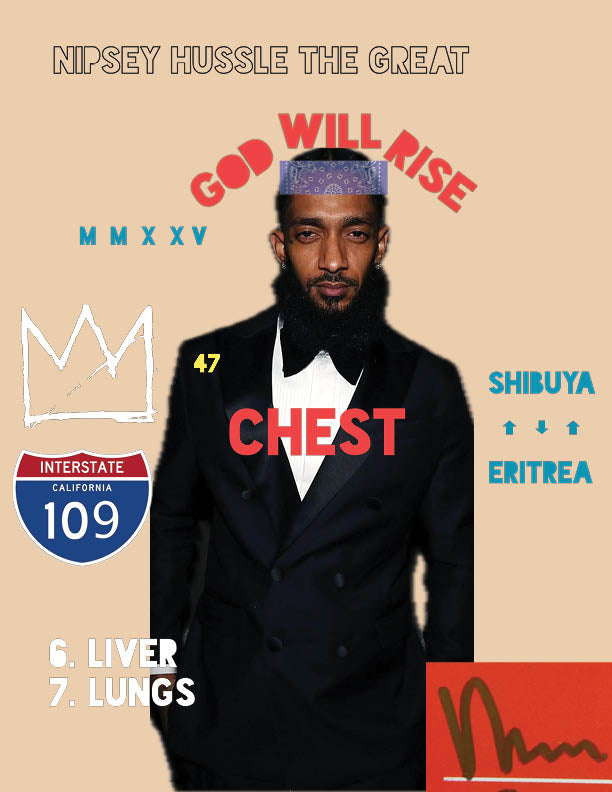 Nipsey Painted by Basquiat